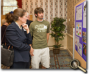 Alumni Advisory Board member and student photo