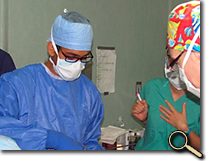 Ankur Patel in Nicaraguan operating room photo