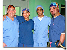 Ankur Patel and surgical team photo