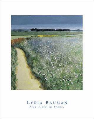 Lydia Bauman - Flax Field in France - Buy This Art Print At AllPosters.com